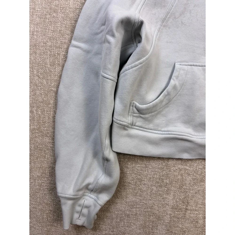 Lululemon Scuba Oversized Half Zip Hoodie Light Blue XS/S Pullover Sweatshirt